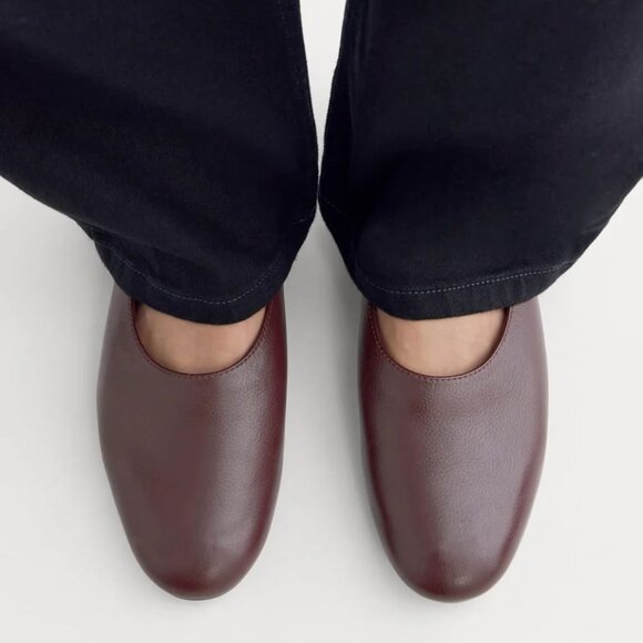 Everlane The Day Glove in Burgundy, Size 7.5 - Picture 2 of 12